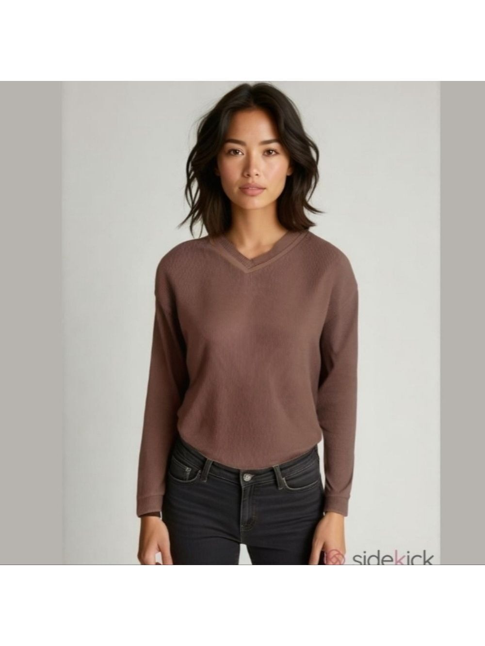 FREE People Ready Ro Play Ribbed V Neck Top